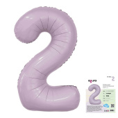 Шар фольга Цифра 40"AG Slim Орхидея "2" 224487