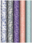 Бумага лист 70х100см Grace pattern ассорти 5 дизайнов