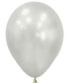 Шар латекс без рисунка 12"Sp шелк 806 Устрично-белый (50шт)