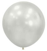 Шар латекс без рисунка 24"Sp шелк 806 Устрично-белый (3шт)