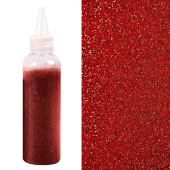 Конфетти крошка мелкая фольга Рубиново-красный 80г ВВ