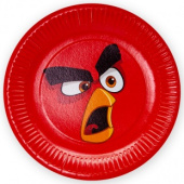 Тарелки бумага 230мм Angry Birds Красный (уп6) 77186ДонБал
