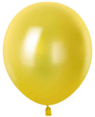 Шар латекс без рисунка 12"512 металлик Желтый (100шт)