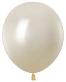 Шар латекс без рисунка 12"512 металлик Слоновая кость (100шт)