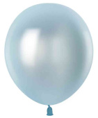 Шар латекс без рисунка 12"512 металлик Небесно-голубой (100шт)