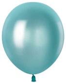 Шар латекс без рисунка 12"512 металлик Карибский голубой (100шт)