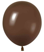 Шар латекс без рисунка 12"512 пастель ретро Кофе (100шт)