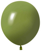 Шар латекс без рисунка 12"512 пастель ретро Оливковый (100шт)