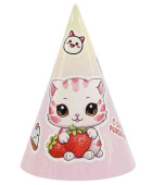Колпак бумажный С Днем Рождения Кавайи (Kawaii) (уп6) ВС Колпак бумажный С Днем Рождения Кавайи (Kawaii) (уп6) ВС