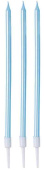 Свеча набор Голубые 13см (уп12) ВЗ