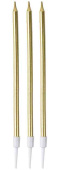 Свеча набор Золото 13см (уп12) ВЗ