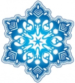 НГ Украшение на скотче Снежинка (10шт) 10-10