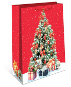 Пакет подарочный 33*43 см Ёлка