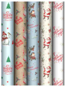 НГ Бумага лист 70х100см Holiday (5 дизайнов) MESHU
