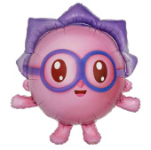 Шар фольга фигура Малышарики Ежик 36" 91смFL (упак)