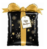 Шар 27"69 см, фольга Подарок на Новый год