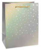 Пакет бумажный L 26х32см Звездное сияние Дизайн №2