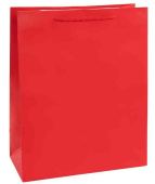 Пакет бумажный L 26х32см Классика Красный