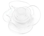 Лента Органза с леской 4х9,14м Белый