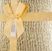 Коробка прямоугольник 23х17х7см Шикарный подарок Золото Металлик