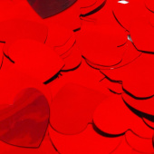 Конфетти 50 г, фольга Сердца красные