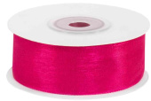 Лента органза 2,5х22,85м Фуксия