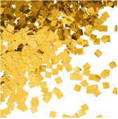 Конфетти фольга Квадрат Металлик Золото 0,5см 50г ВВ