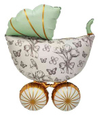 Шар фольга фигура Коляска Ретро Сатин 36" 91смFL