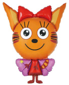 Шар фольга фигура Три Кота Карамелька Фея 42" 107смFL (упак)