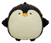 Шар фольга фигура Пингвин Сатин 23" 58смFL