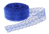Лента декоративная 3х10м Тонкое Кружево Королевский синий ВВ