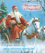 НГ Магнит виниловый С Новым годом и Рождеством! Пусть этот год приключения принесет! А8
