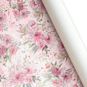 Бумага лист 60х87,5см Пионы (уп10) Россия