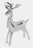 НГ Шар фольга фигура AIR Олень Серебрянный 34" 86смАА (упак)