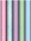 Бумага лист 70х100см Pastel colors 5 дизайнов MESHU