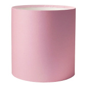 Коробка Цилиндр 15х15см Без крышки Премиум Розовый