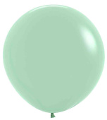 Шар латекс без рисунка 24" Sp пастель ретро 126 Зеленый чай