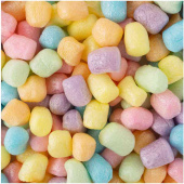 Шарики пенопласт Маршмэллоу Цветной микс Мультиколор Макарунс 20-25мм 10г ВВ