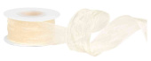 Лента органза 4х9,14м Нежная грация Кремовый ДБ