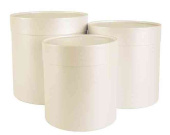 Коробка Цилиндр 18х18см Шампань Перламутр ДБ