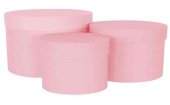 Коробка Цилиндр 18x9см Розовый ДБ
