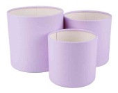 Коробка Цилиндр 12х12см Без крышки Лаванда ДБ