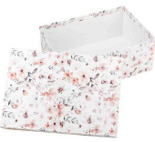 Коробка Прямоугольник 14х7х5см Нежные цветы Миленд