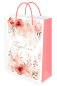 Пакет бумажный ML 22х31см Нежные цветы Миленд