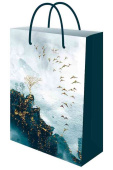 Пакет бумажный ML 22х31см Птицы над склоном Миленд