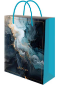 Пакет бумажный XXL 40х50см Мраморная классика Миленд