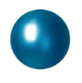 Шар латекс без рисунка 12" ЗБ К4 хром Синий (50шт)