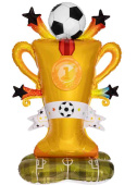 Шар фольга фигура на подставке Кубок Чемпиона Футбол 59" 150см FL