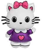 Шар 35" 89 см, фольга Маленькая кошечка