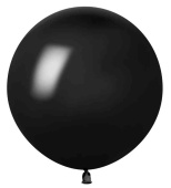 Шар латекс без рисунка 24" 512 пастель S18 Черный (3шт)